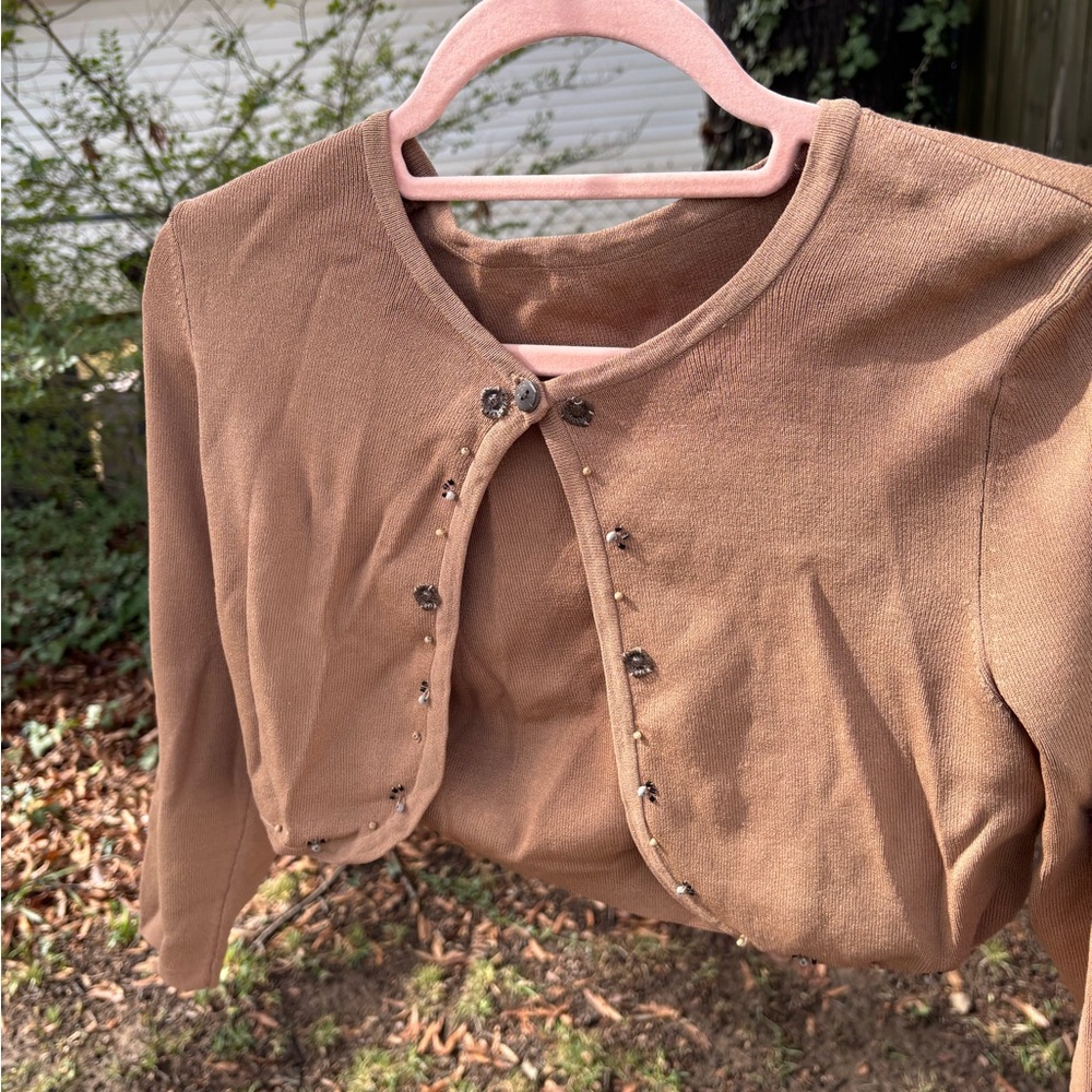 Cropped cardigan